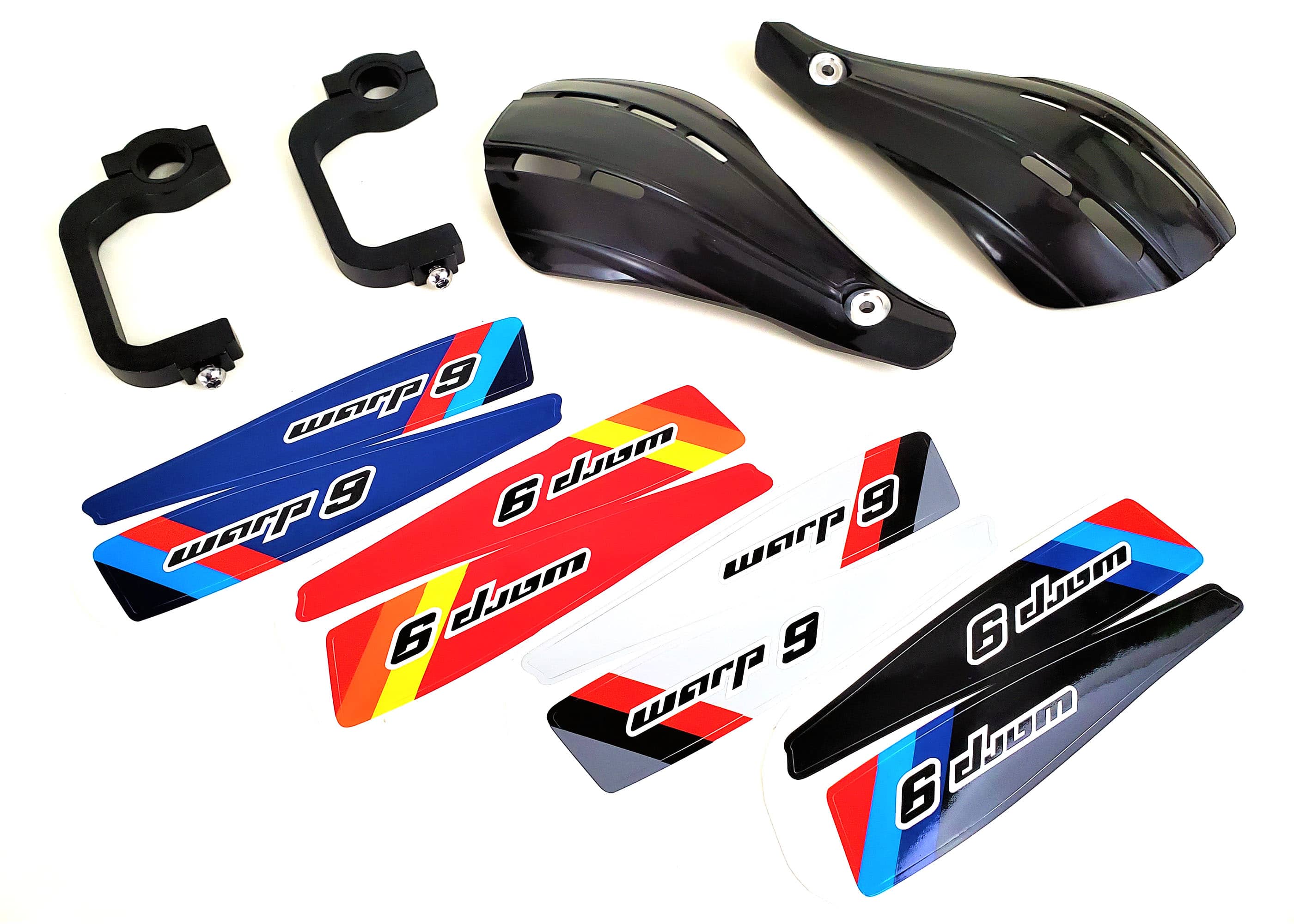Warp 9 CNC aluminum handguard kit for Sur-Ron Light Bee X Segway Talaria - full wrap protection with HDPE shields