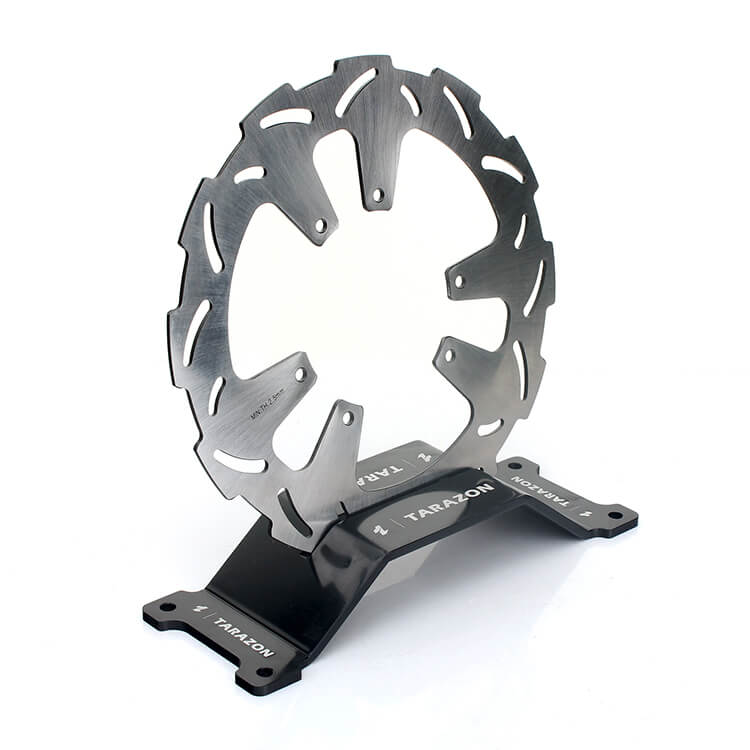 Wave cut stainless steel front brake disc rotor dirt bike Honda CRF Yamaha YZ KTM motocross heat treated anti-fade