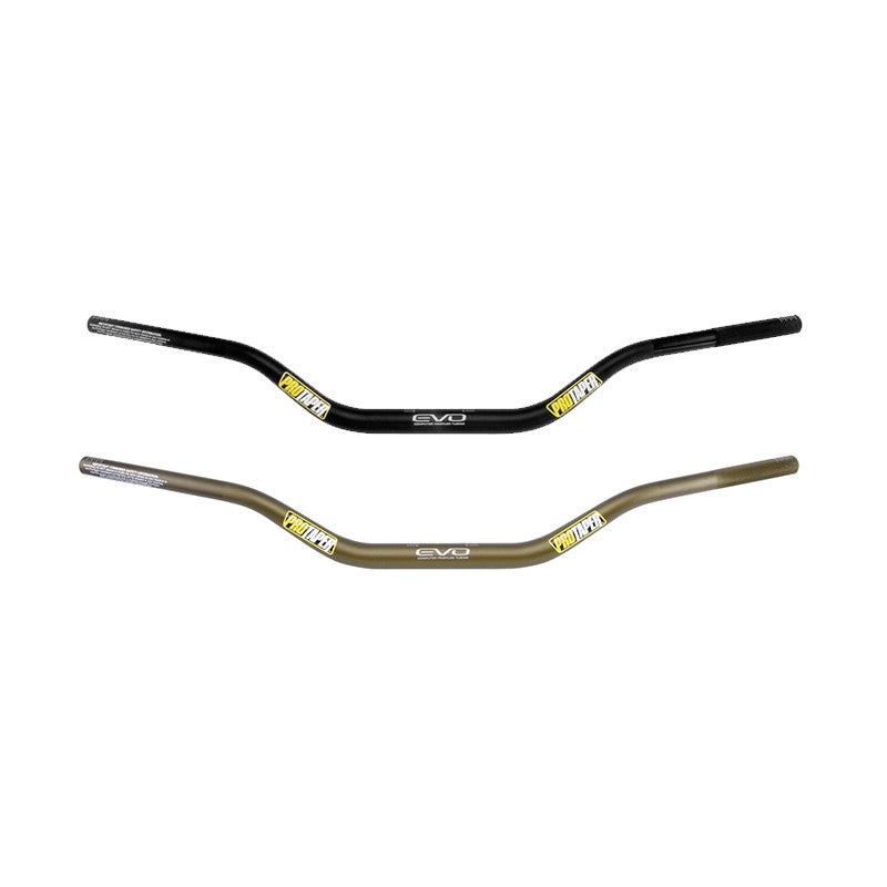 ProTaper EVO 1-1/8 inch fat bar handlebar black motocross off-road dirt bike 7000 series aluminum CR High KTM Carmichael bend