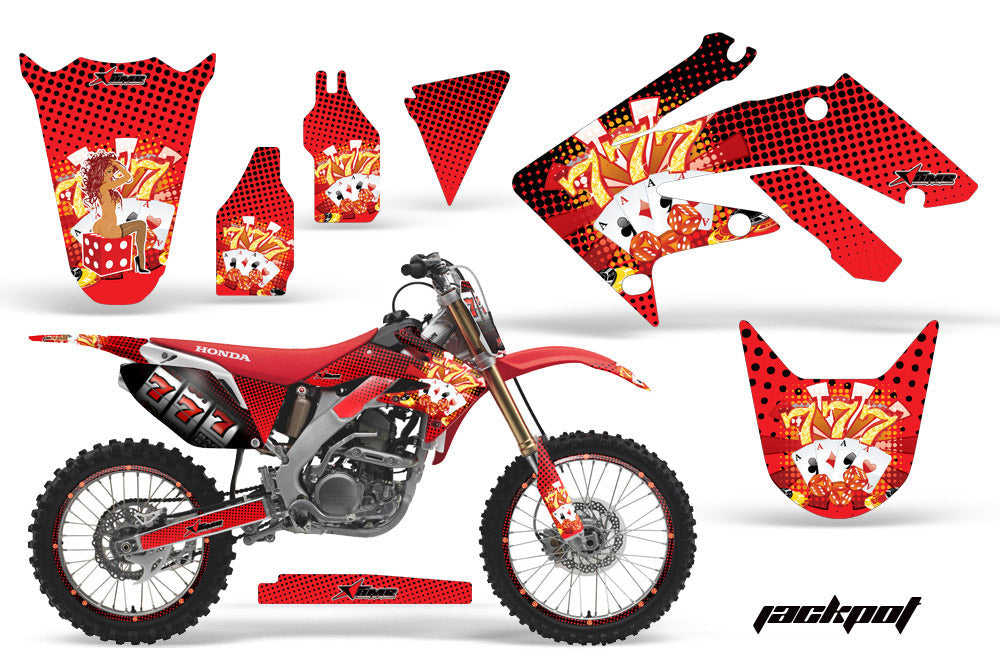 Honda CRF dirt bike motocross full graphics kit decal sticker set CRF110 CRF250R CRF450R 2020-2025 UV resistant